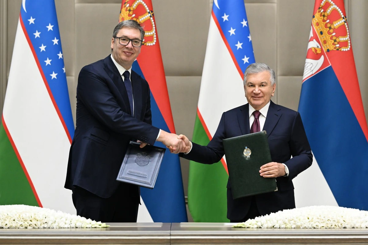 Uzbek President Begins Two-Day Official Visit to Serbia to Boost Bilateral Ties