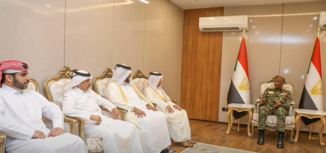 Chairman of Sudan's Transitional Sovereignty Council Meets Qatari Envoy