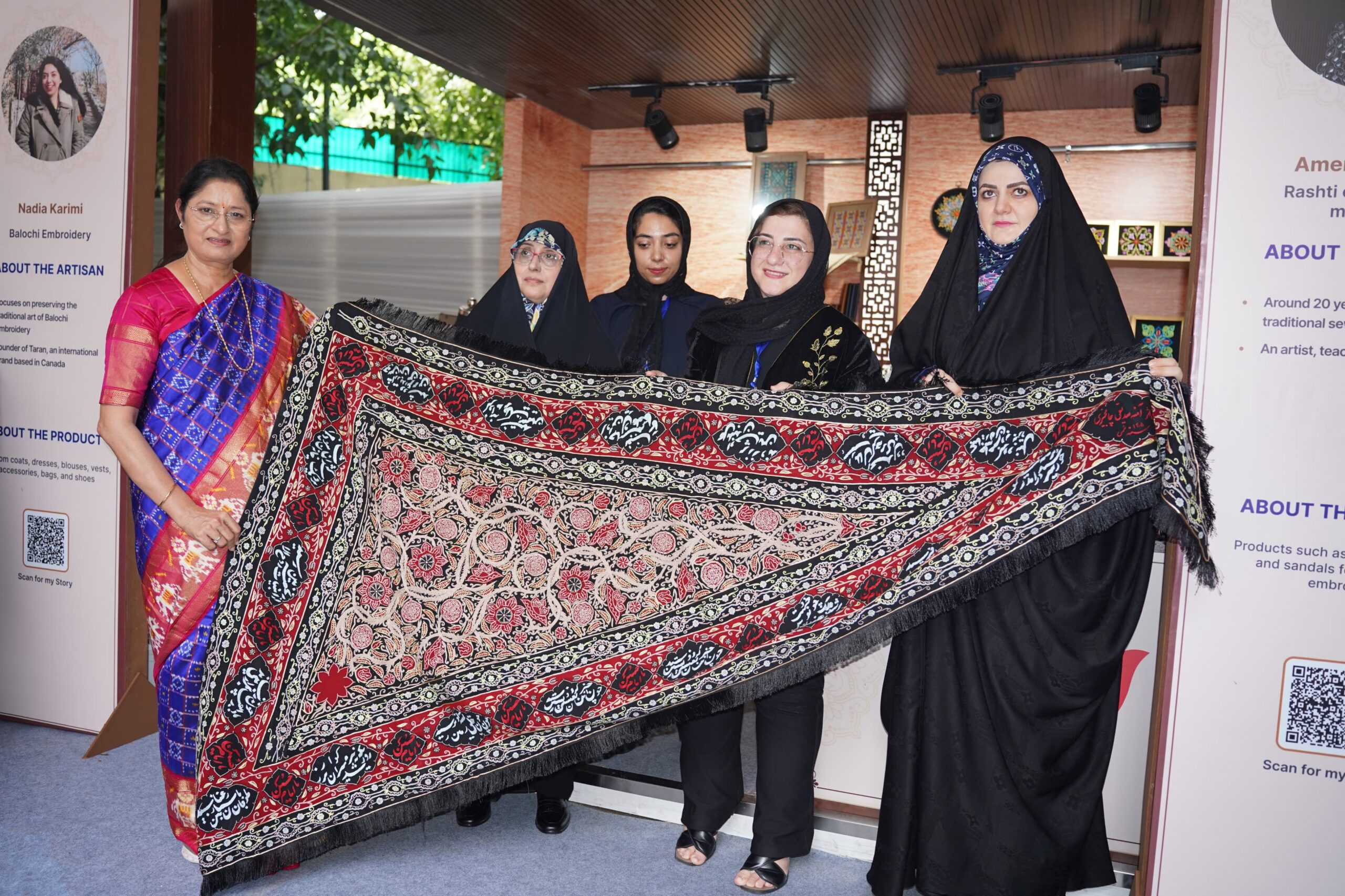 Iranian President Pezeshkian's Daughter Explores Craft Heritage at BRICS Bazaar