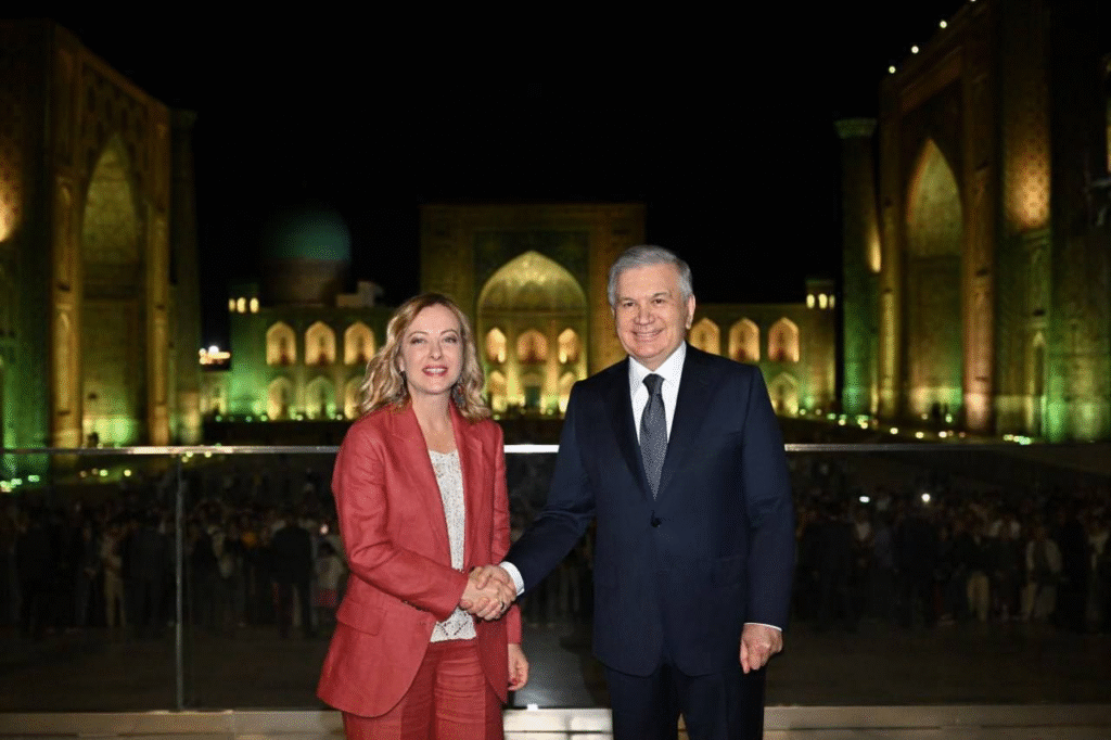 Meloni’s Historic Samarkand Visit Bolsters Italy–Uzbekistan Partnership
