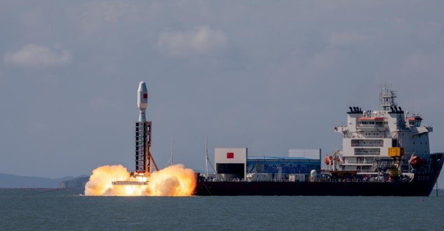 China's Smart Dragon-3 Rocket Launches 8 Satellites from Sea