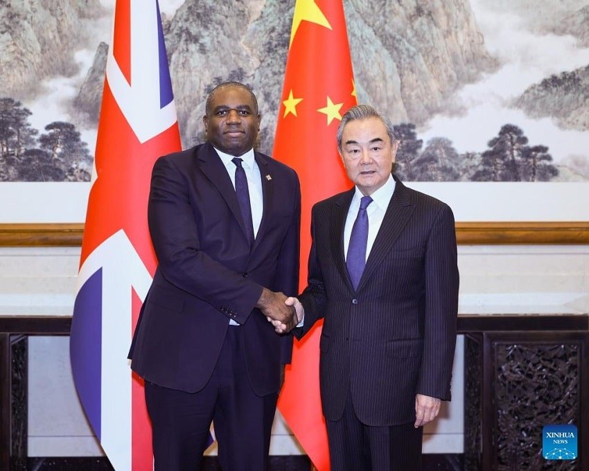 China, Foreign Minister, Wang Yi, ties, relations, British