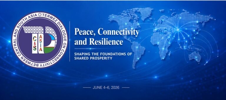 Tashkent to Host Second Meeting of Termez Dialogue on June 4