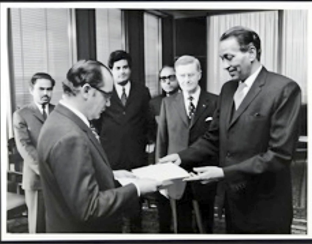 Archives: A Hockey Trophy Gift From Pakistan & the Ambassador Who Presented It