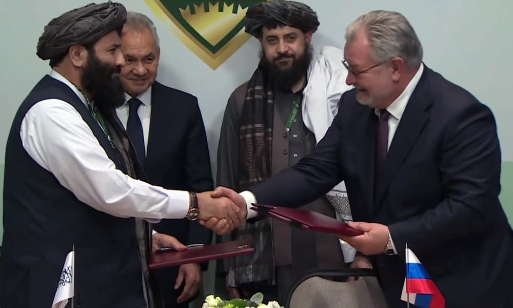 Russia Signs Military Cooperation Agreement with the Taliban