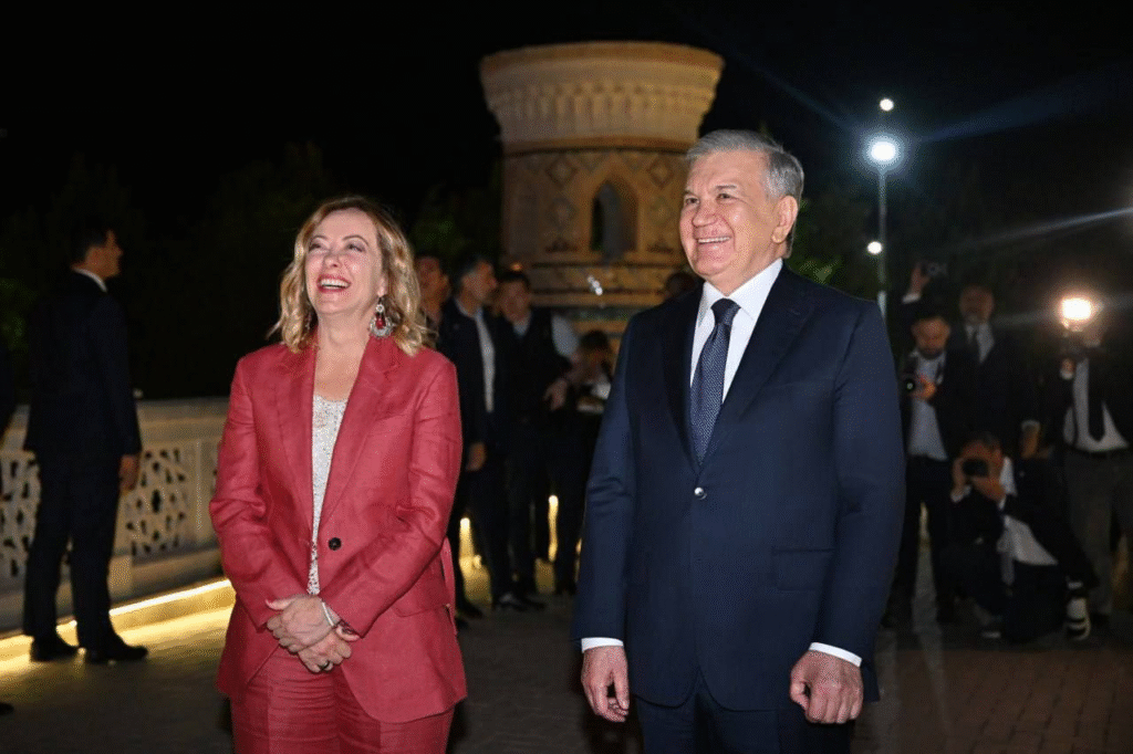 Meloni’s Historic Samarkand Visit Bolsters Italy–Uzbekistan Partnership