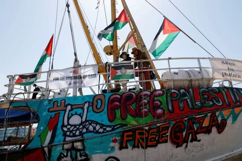 Freedom Flotilla Sails Again to Break Gaza's Seige, On Board 'Handala'
