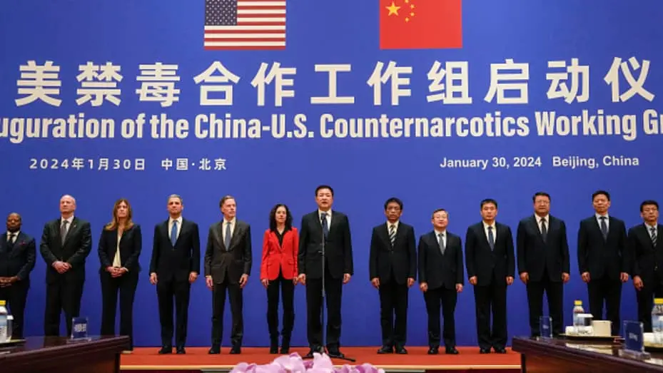 US-China joint inauguration of Counternarcotics Working Group