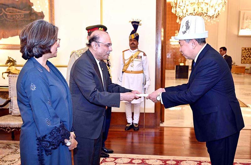 Pakistan, Kyrgyzstan, Relations, ambassador, President, Asif Ali Zardari
