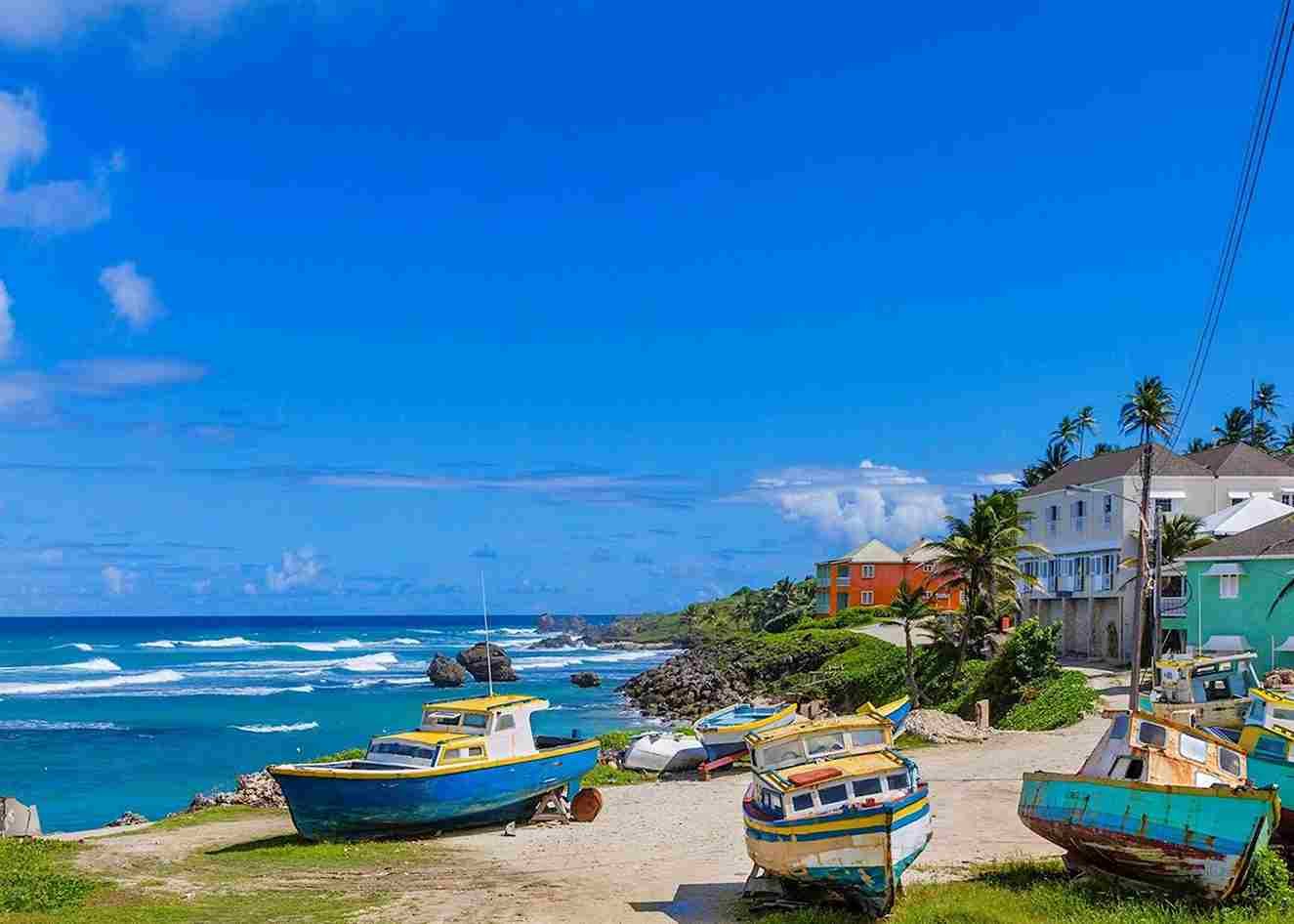 The Caribbean in Pictures 3 Bathsheba Beach, Barbados