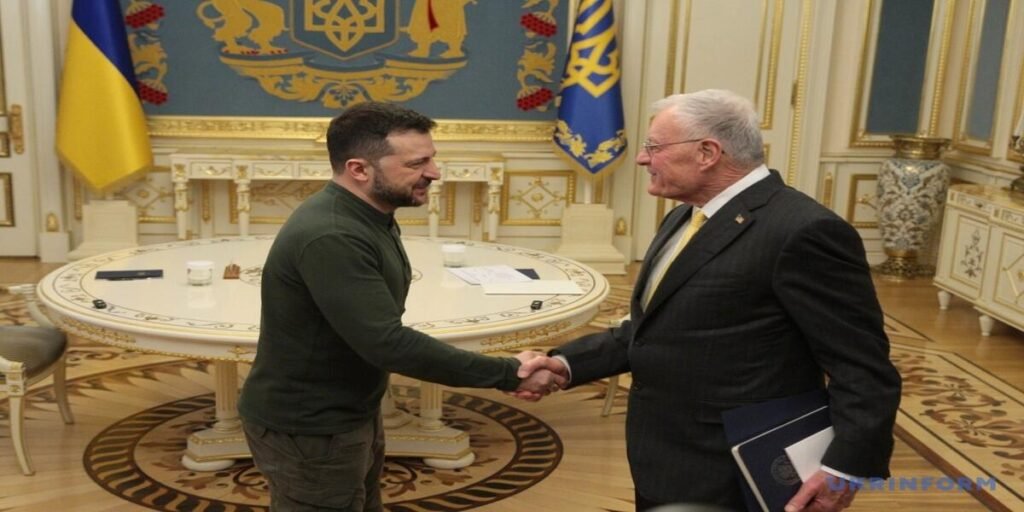 General Kellogg meets Zelenskyy to discuss security guarantees