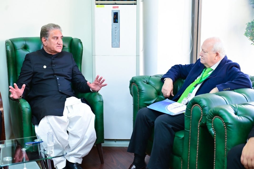 Foreign Minister of Pakistan, Makhdoom Shah Mahmood Qureshi met Miguel Moratinos, the High Representative for the United Nations Alliance of Civilizations (UNAOC)