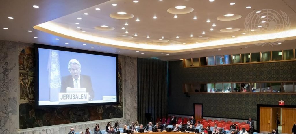 Security Council Meets to discuss situation in Middle East