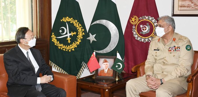 Senior Chinese Diplomat calls on Pakistan's Army Chief