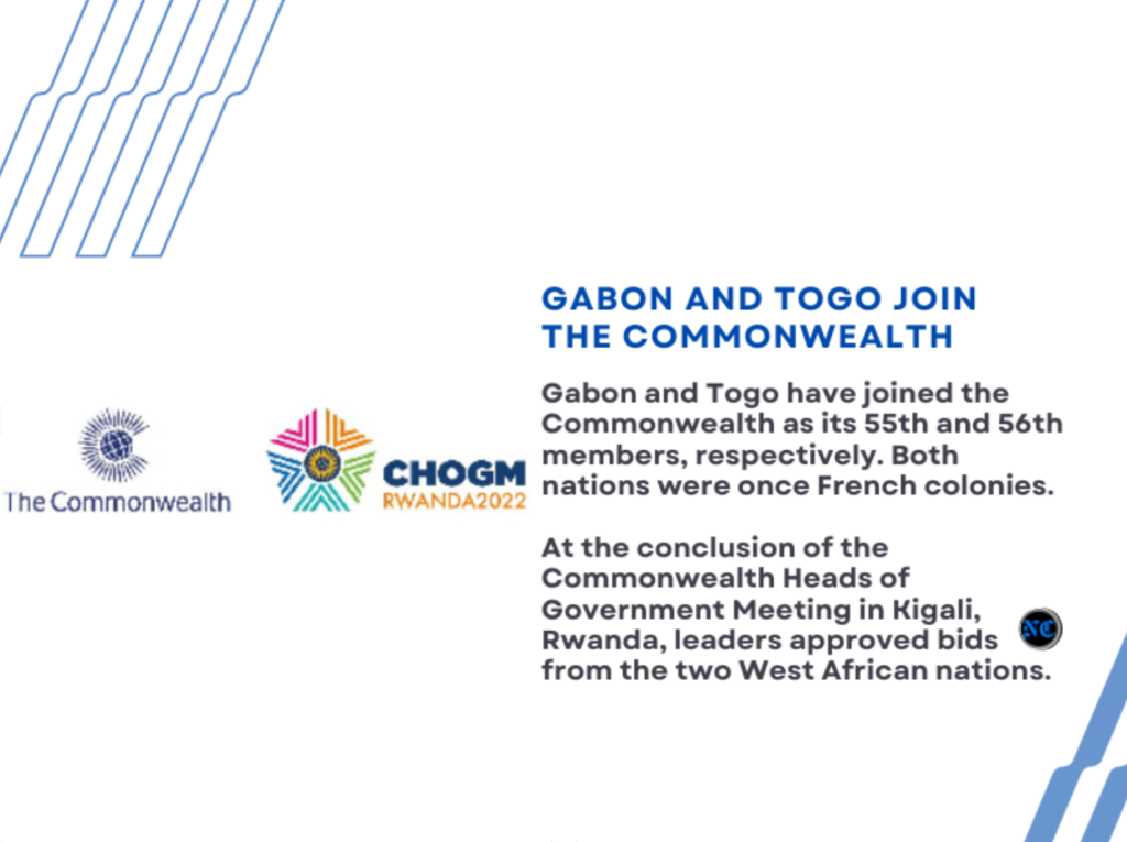 Gabon Togo the Commonwealth