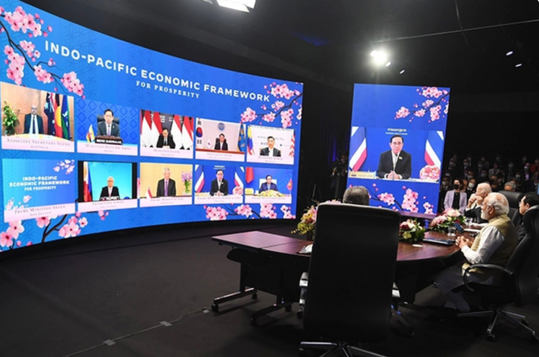 Hybrid launch meeting of the Indo-Pacific Economic Framework 