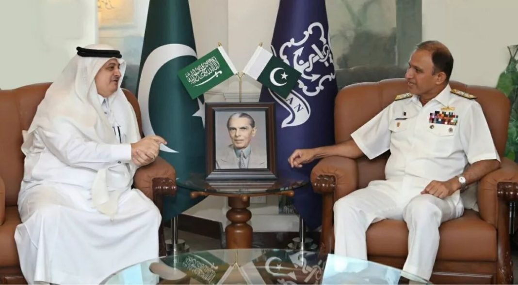 Saudi Ambassador with Naval Chief