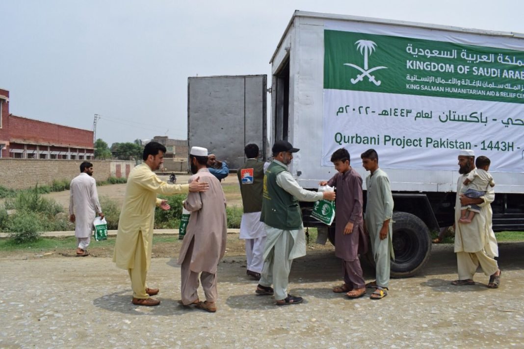 KS-Relief distributes sacrificial meat in Pakistan on Eid-ul-Azha