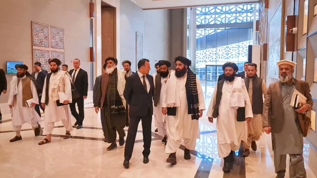 The Acting Foreign Minister of Afghanistan attends the Tashkent Summit on Afghanistan