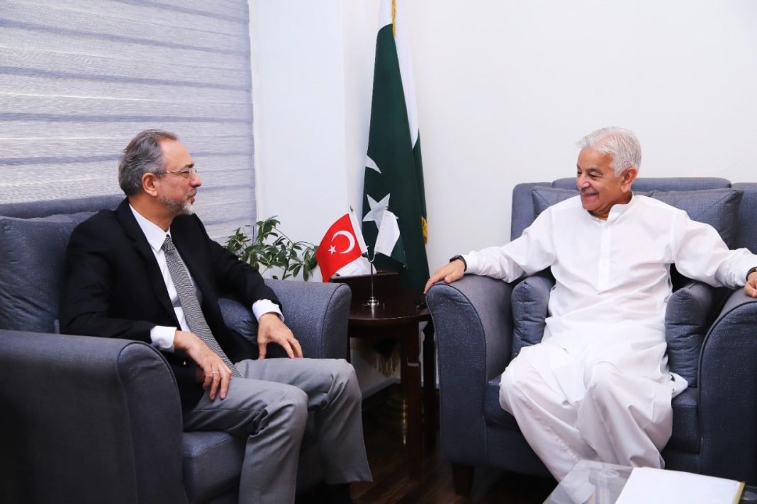 Defense Minister with Turkish Ambassador