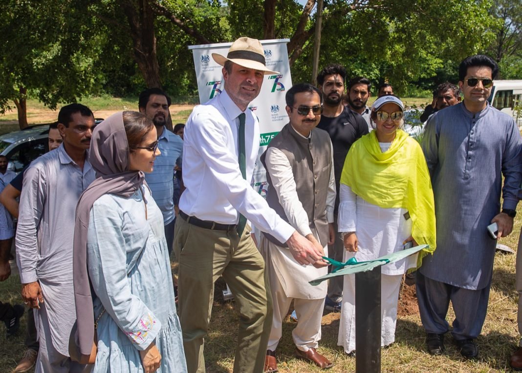 British Envoy plants 75 trees to commemorate UK-Pakistan ties
