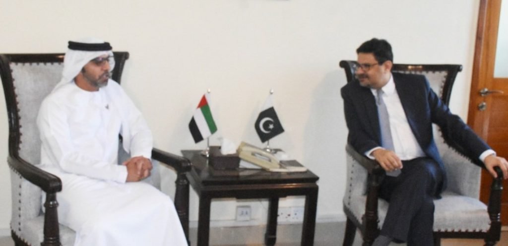 UAE Ambassador met Pakistan's Finance Minister