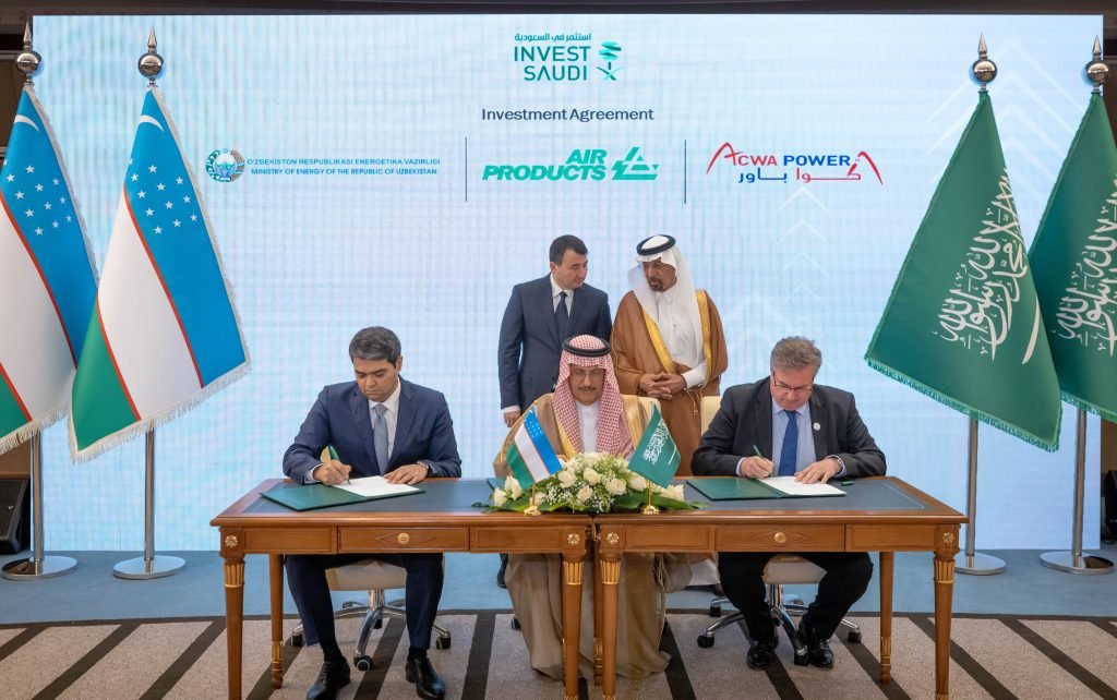 Energy Agreements signed between Uzbekistan and a Saudi Power Company