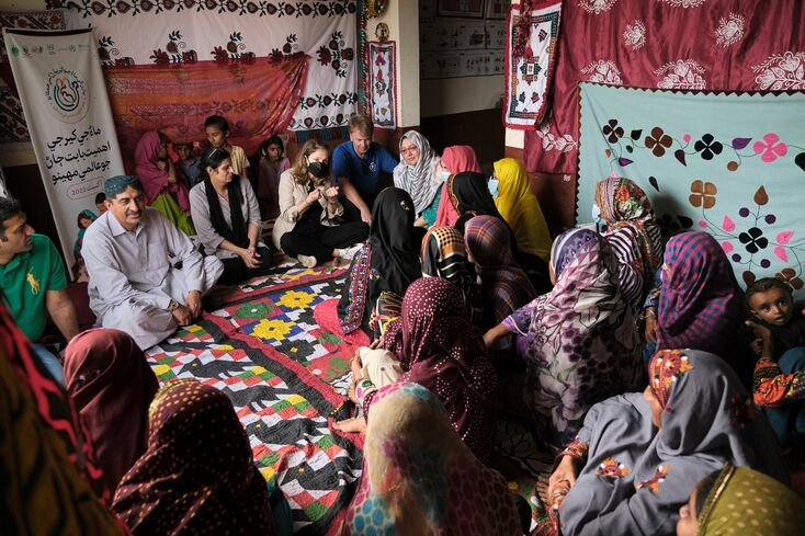 she witnessed firsthand how WFP is assisting the Government of Pakistan in addressing malnutrition through the Benazir Nashonuma Programme