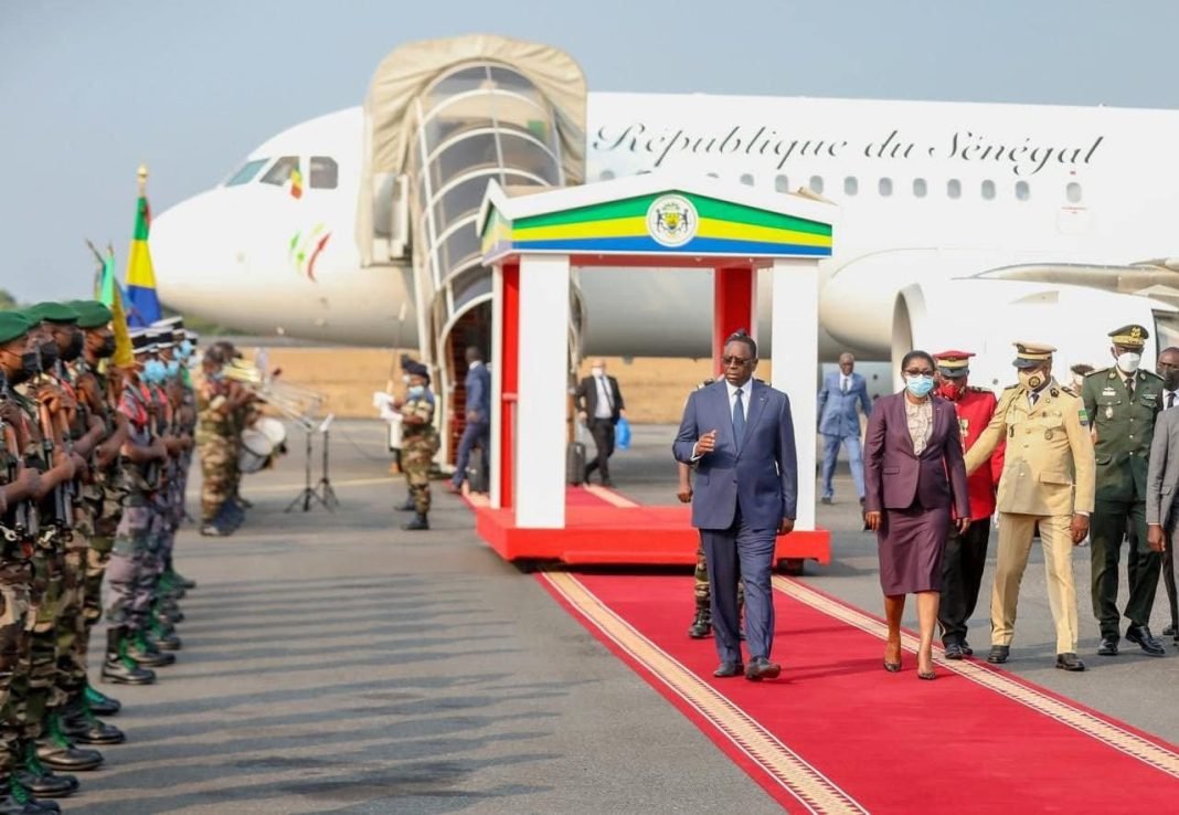 President of Senegal visits Gabon