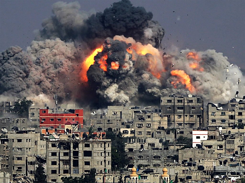 The State of Palestine strongly condemns the premeditated assault by Israel on the Palestinian people in Gaza.
