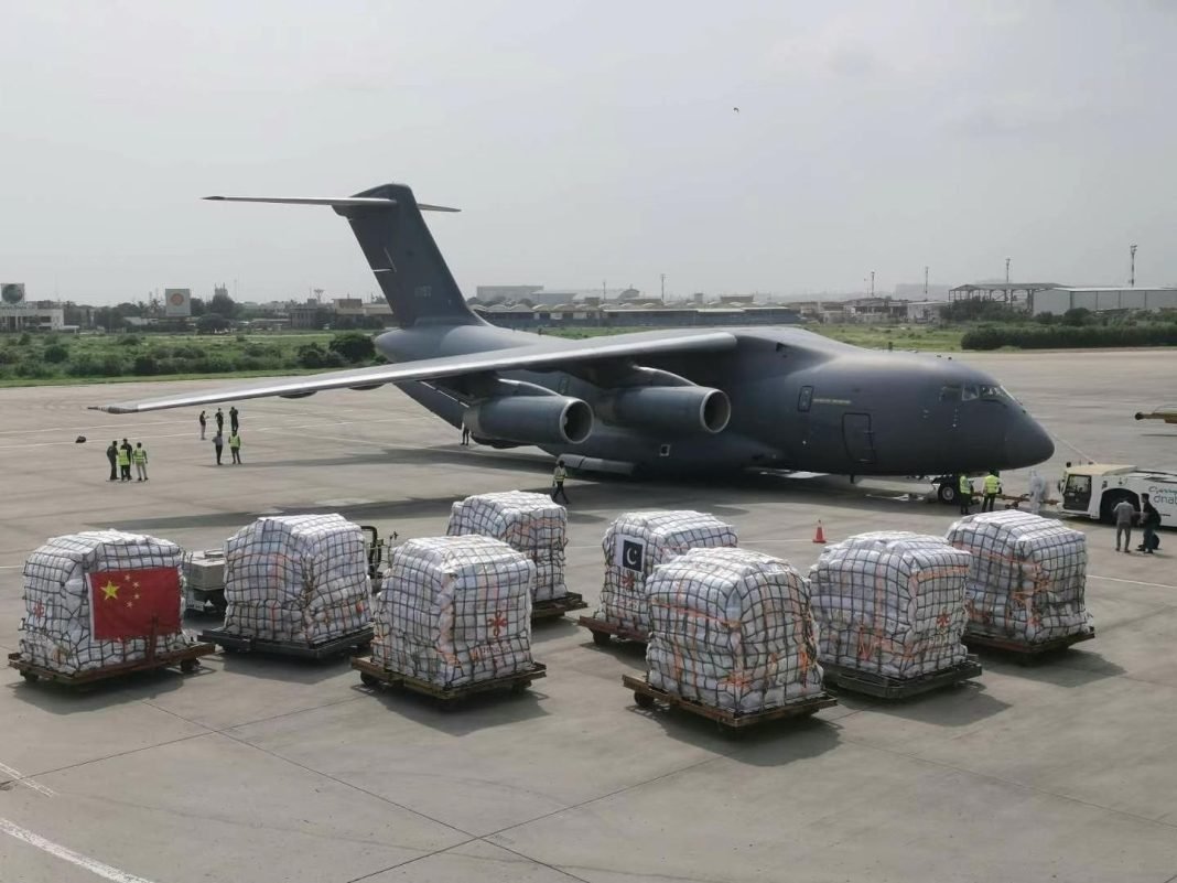 Chinese Ambassador receives first shipment for Flood-affectees