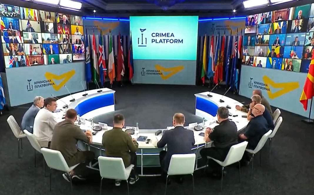 Americas leaders speak the Crimea Platform Summit held on Tuesday