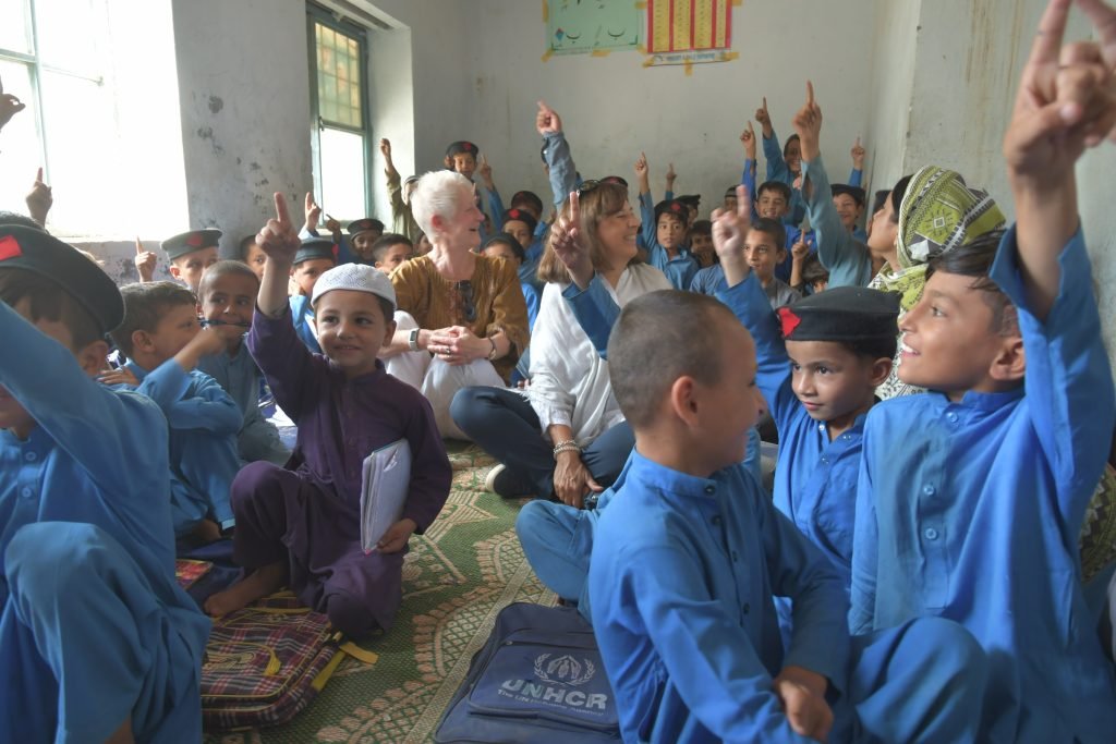 EU Ambassador to Pakistan visits Afghan refugee village