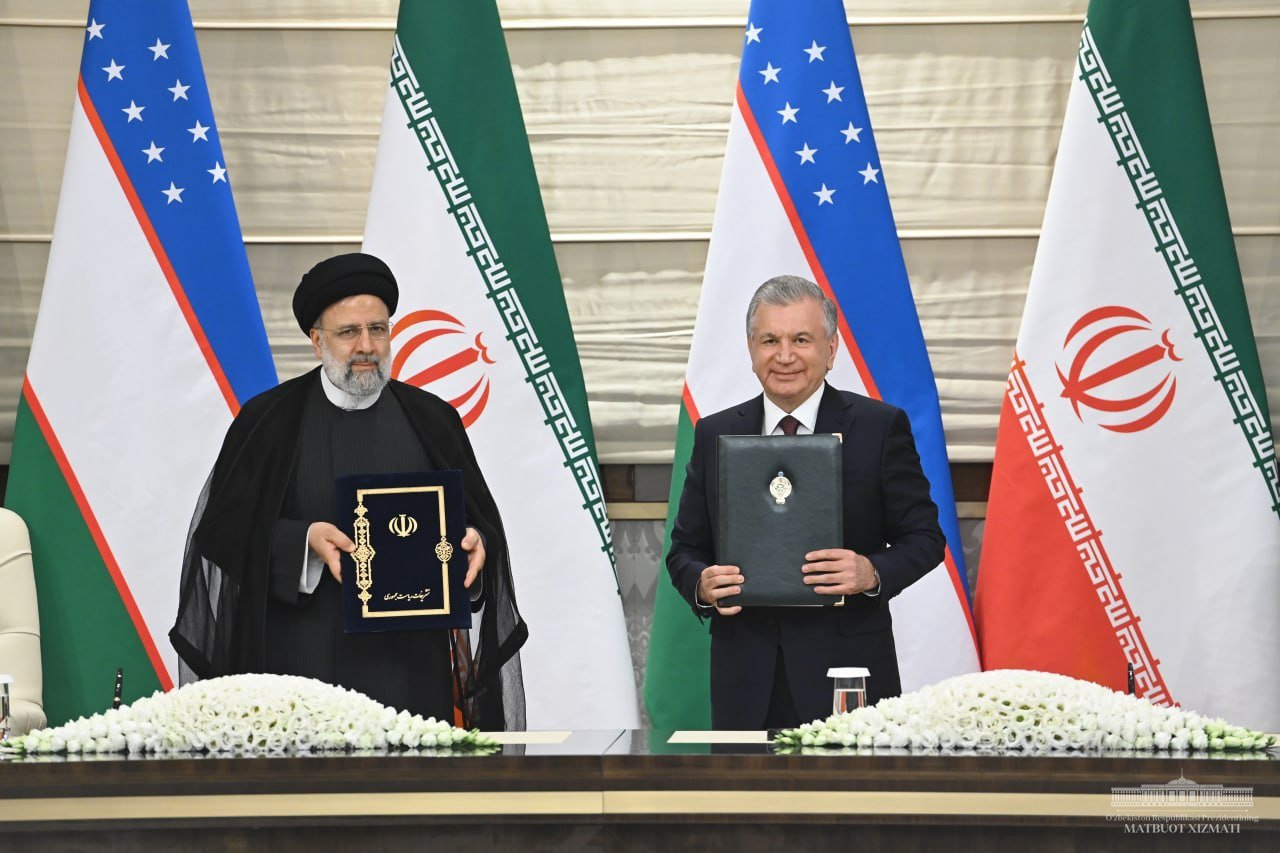 Iran and Uzbekistan sign bilateral documents 1 Iran