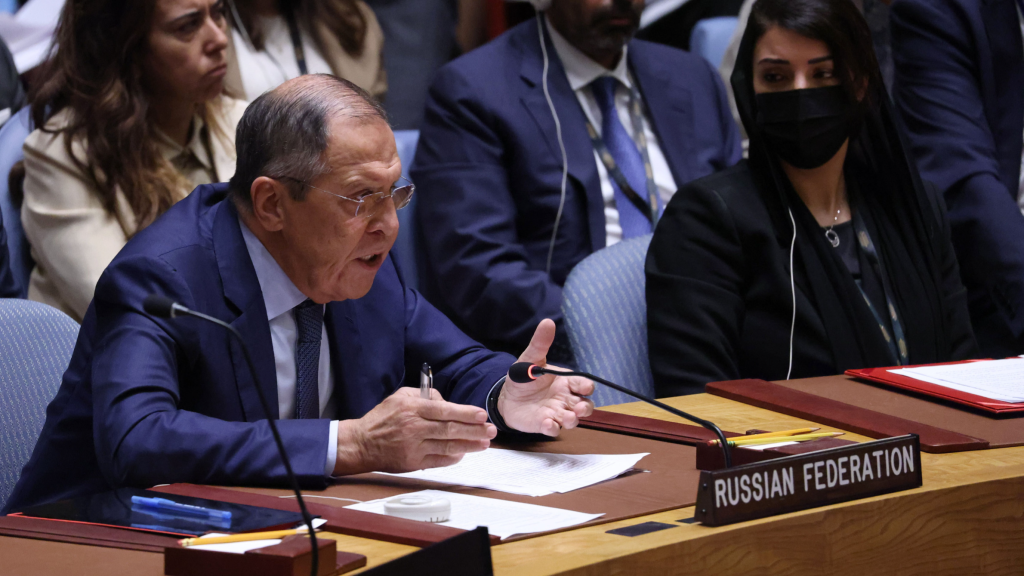 Foreign Minister of Russia at UNSC