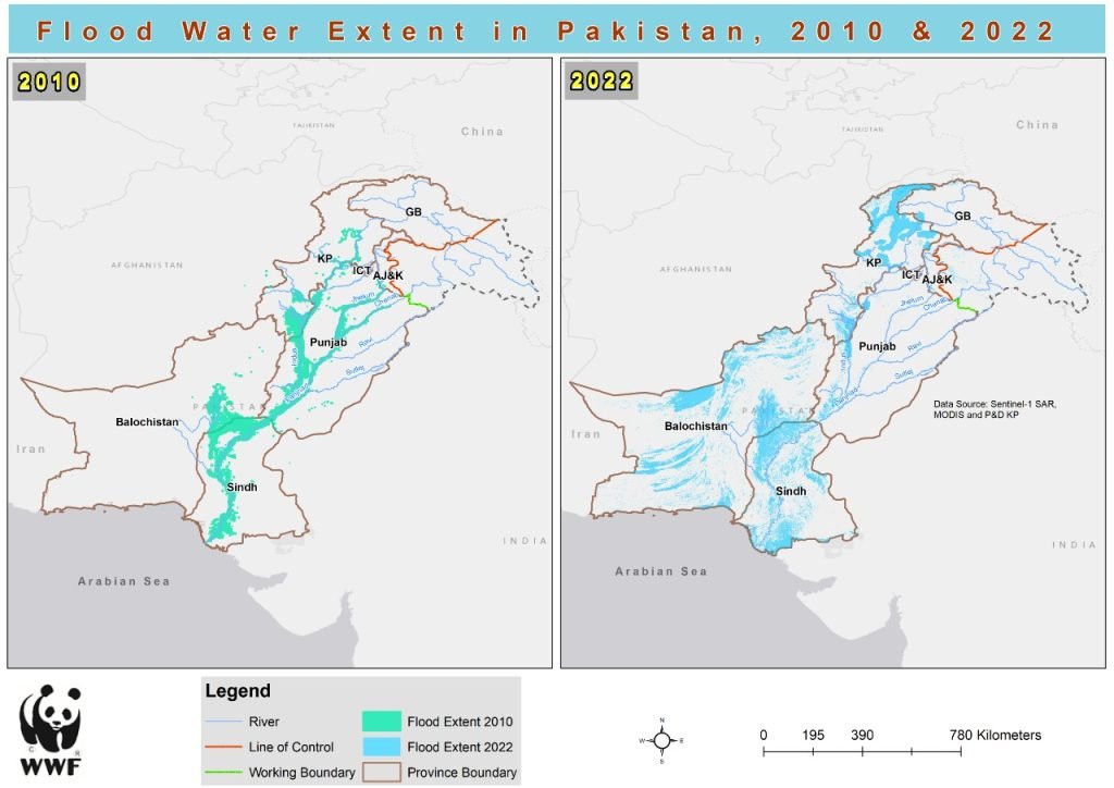 WWF reports differences between 2010 and 2022 Floods