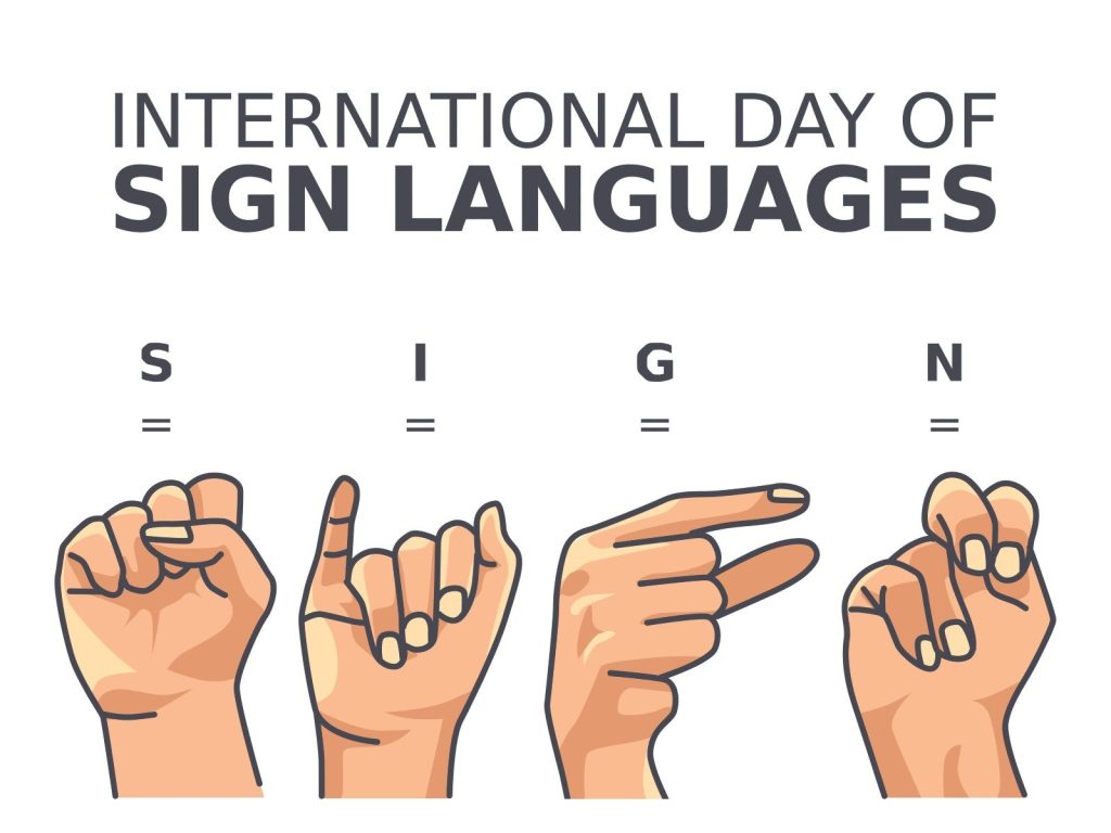 Sign Language Diam International Day of Sign Languages 2022 - TDI