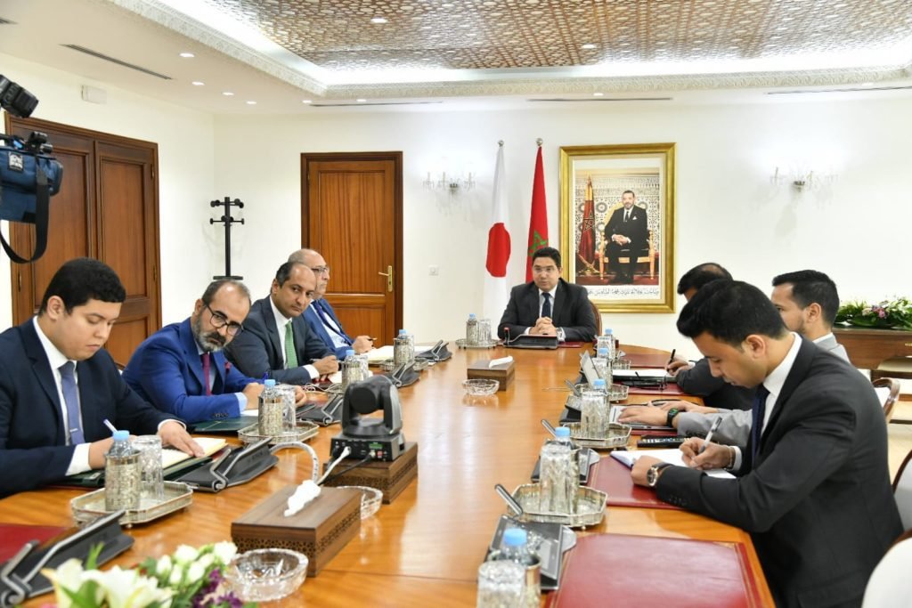 Foreign Ministers of Japan and Morocco talk