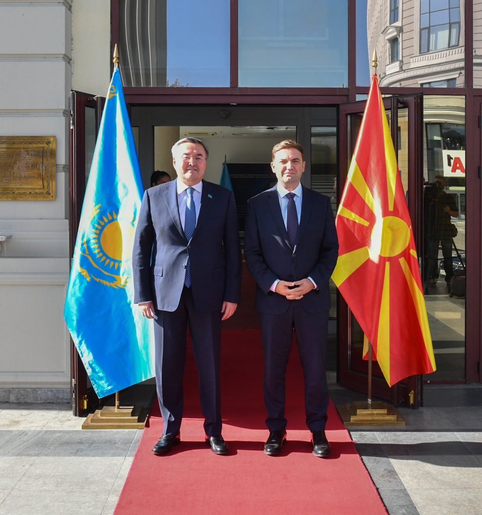 Foreign Minister of Kazakhstan visits Republic of North Macedonia