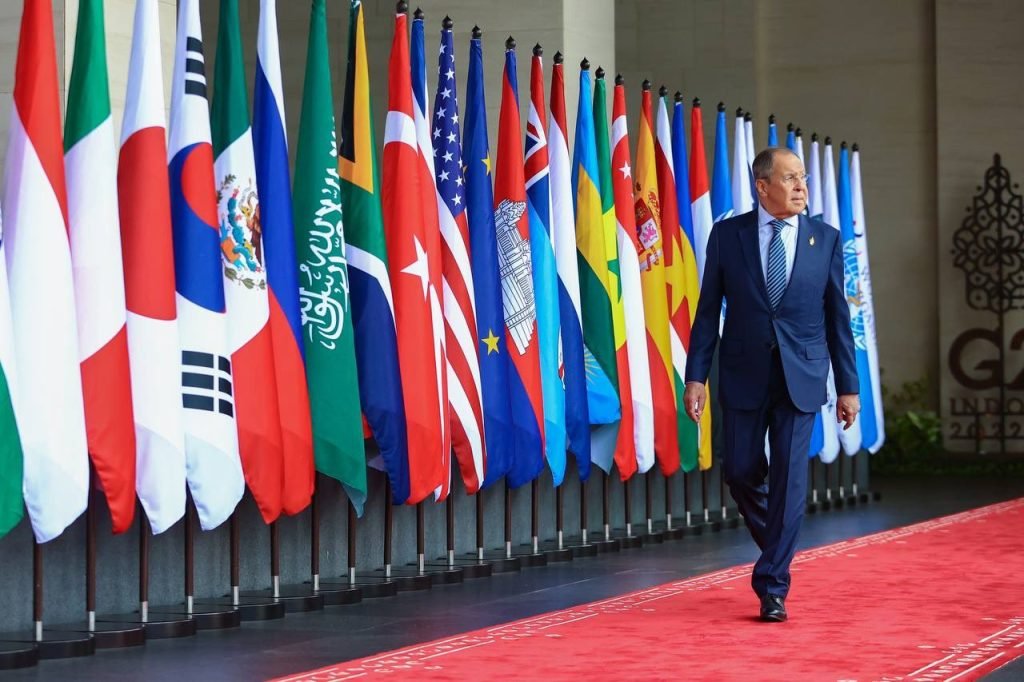 Russian Foreign Minister at G20 Summit