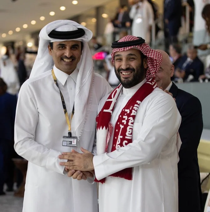 Crown Prince of Saudi Arabia Muhammad bin Salman in Doha, on occasion of opening ceremony of FIFA World Cup 2022.