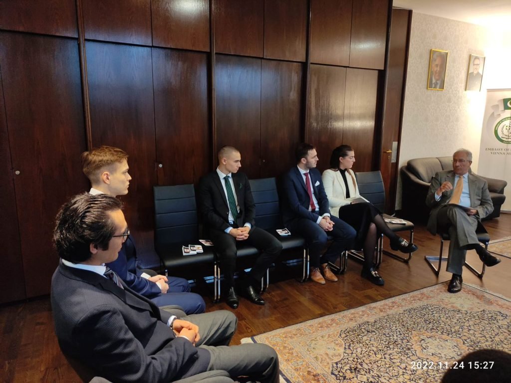 Pictures of the event held at embassy of Pakistan with Ambassador of Pakistan at Vienna, 24 November 2022.
