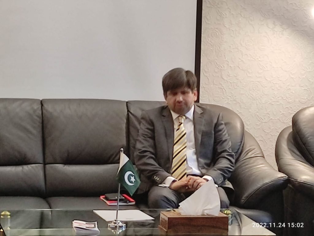 Pictures of the event held at embassy of Pakistan with Ambassador of Pakistan at Vienna, 24 November 2022.