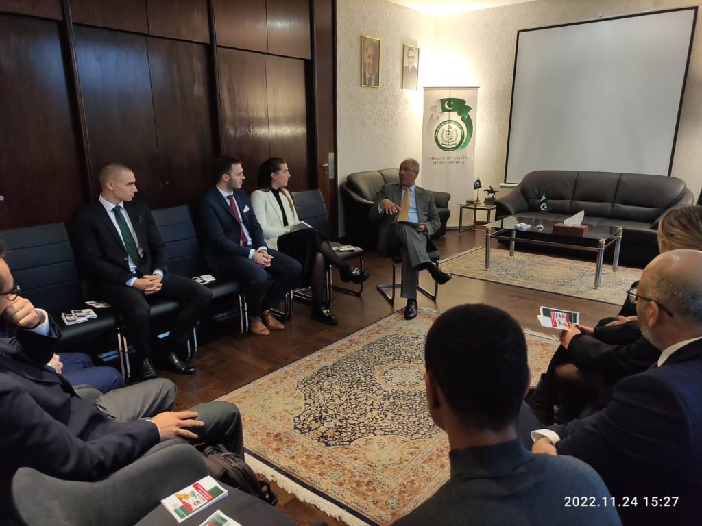 Pictures of the event held at embassy of Pakistan with Ambassador of Pakistan at Vienna, 24 November 2022.