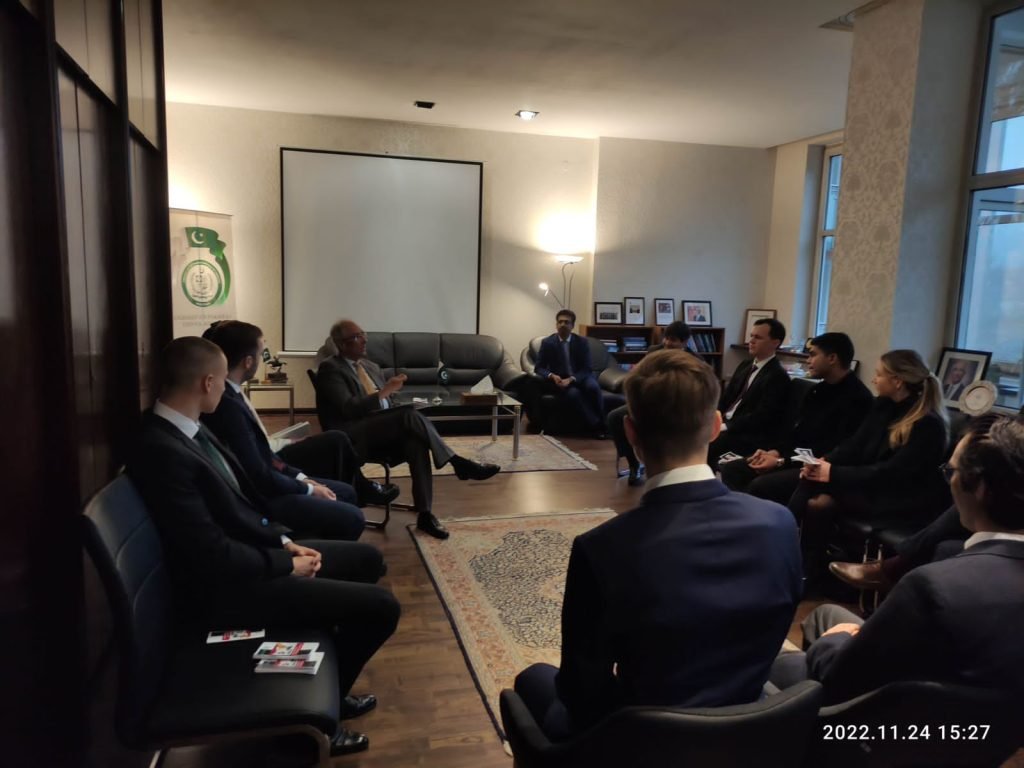 Pictures of the event held at embassy of Pakistan with Ambassador of Pakistan at Vienna, 24 November 2022.