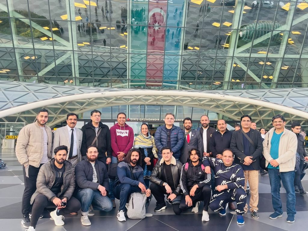 Delegation of Global Business Alliance (GBA) upon arrival in Azerbaijan.