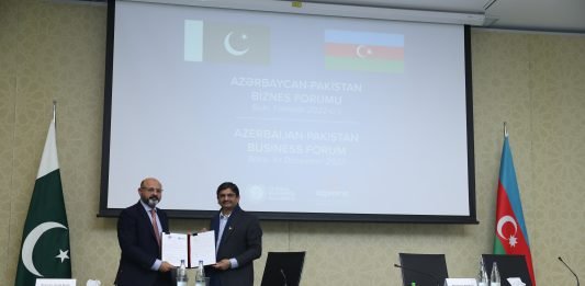 a Memorandum of Understanding was signed between the Global Business Alliance and the Pakistan-Azerbaijan Chamber of Economic Cooperation (PAKAZCHAM).