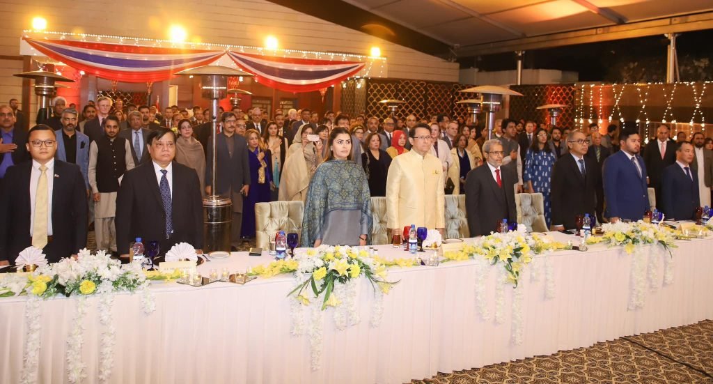 Guests at the 95th National Day of the Kingdom of Thailand celebration