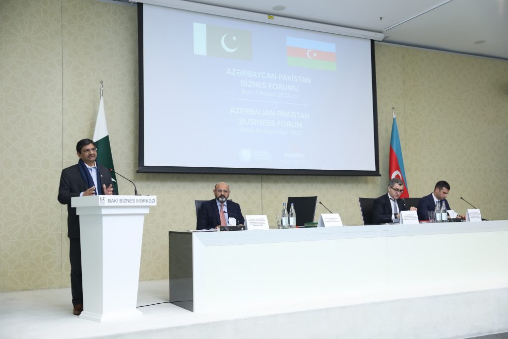 a Memorandum of Understanding was signed between the Global Business Alliance and the Pakistan-Azerbaijan Chamber of Economic Cooperation (PAKAZCHAM).