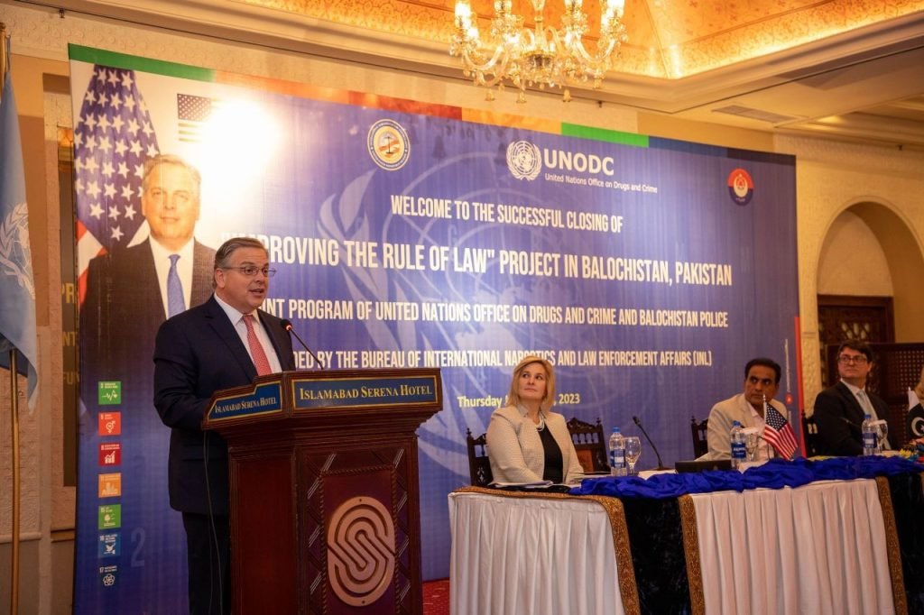 US, UNODC celebrate successful completion of $4.5 Million Improving Rule of Law Program in Balochistan